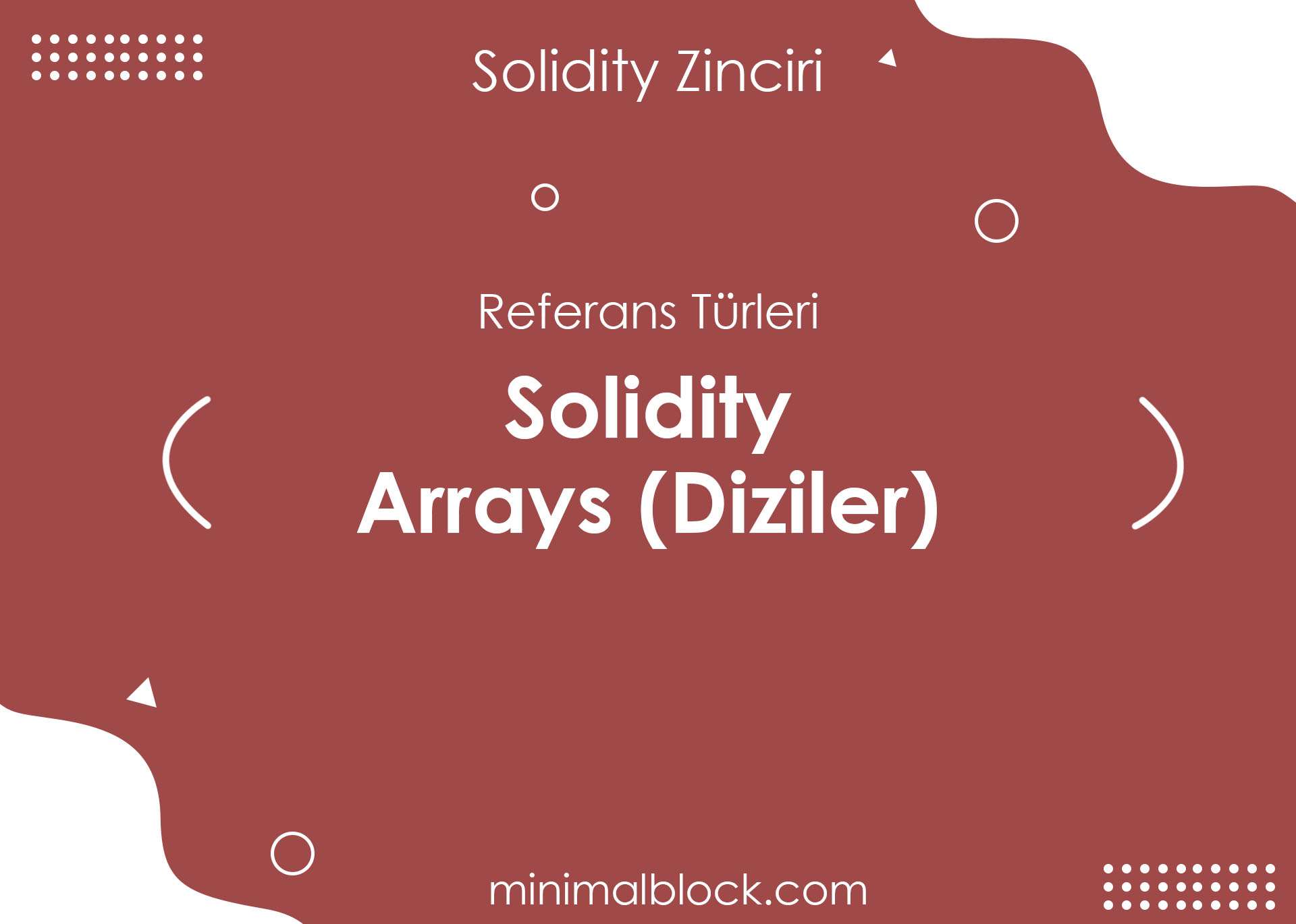 Solidity'de Diziler (Arrays) Solidity'de Diziler (Arrays)